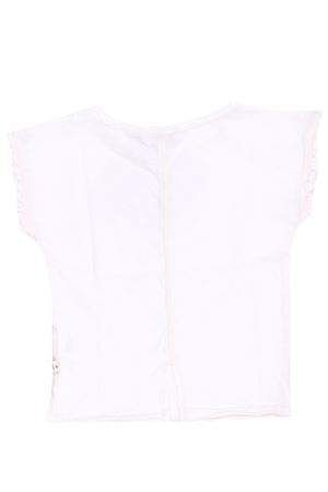 T-shirt girocollo in cotone con rouches 1+ IN THE FAMILY | MIREIABIANCO
